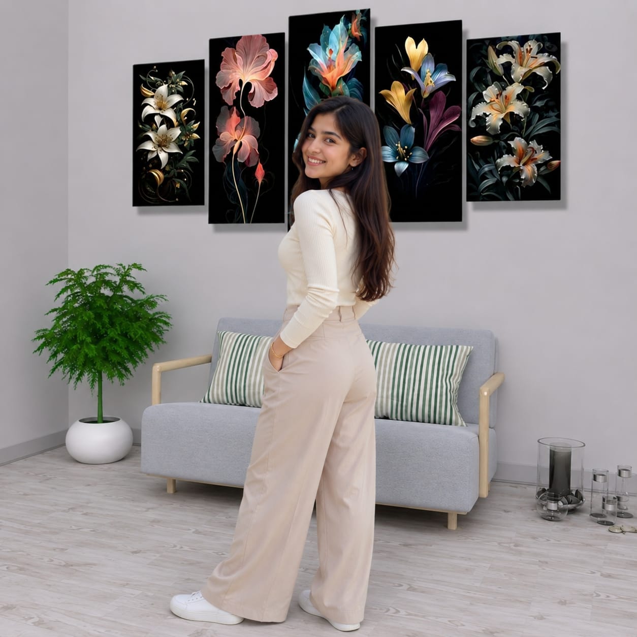 wall decor 2 pis canves
